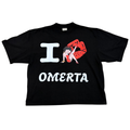 “I ❤️ Omerta” Heavyweight T-shirt